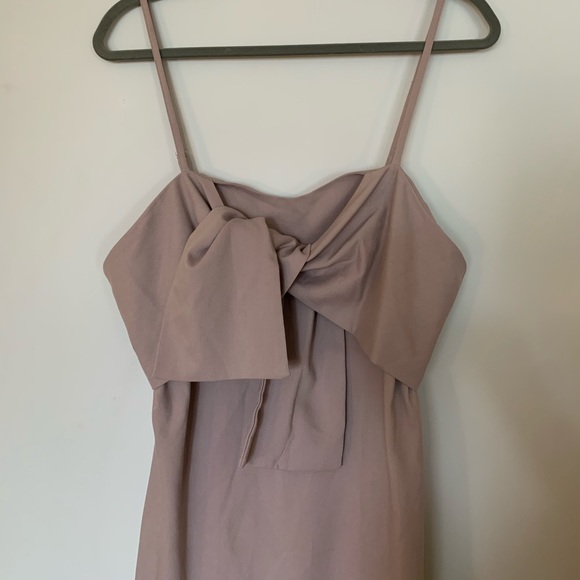 Dusty Lavender Missguided Dress with Front Detail - Picture 2 of 5
